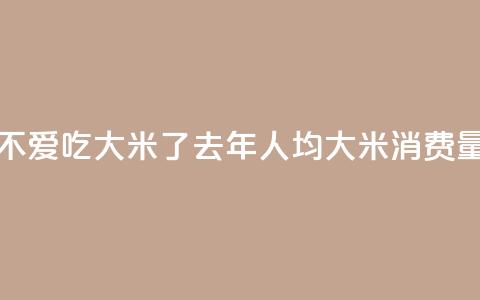 韩国人不爱吃大米了？去年人均大米消费量创新低 第1张